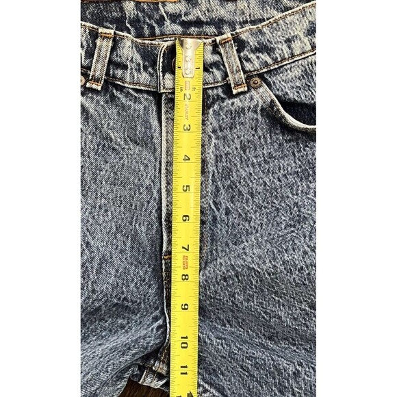 Vintage 28x34 Levis 515 Silver Medal Jeans Acid Denim Made In USA Tag 26x34 - Picture 8 of 12